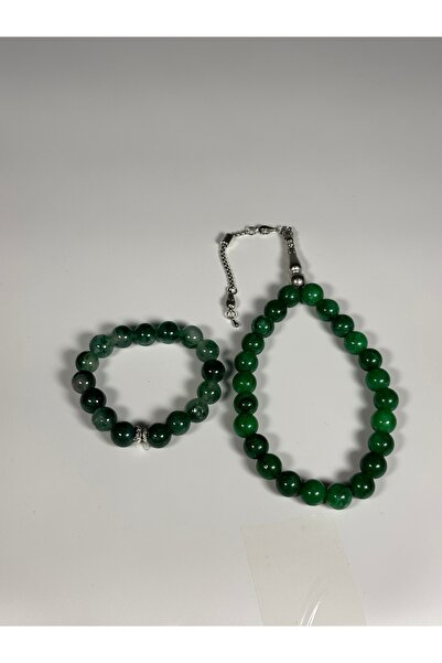 Zey-Al Σετ Ροζάριο και Βραχιόλι από Φυσική Πέτρα |   Σετ δώρου