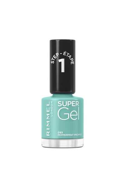 RIMMEL LONDON طلاء أظافر سوبر جل، 093 بيمينت بروميسي
