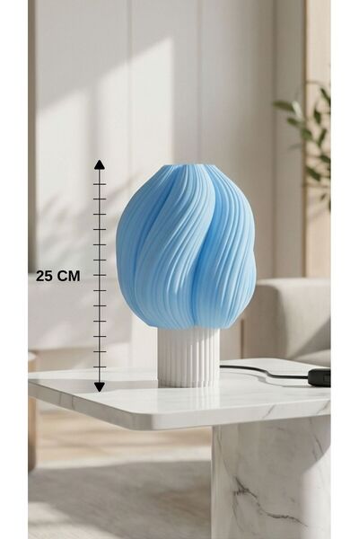 Printorium Modern Form Lampshade – Decorative Table Lamp 25 cm |   Aesthetic ...