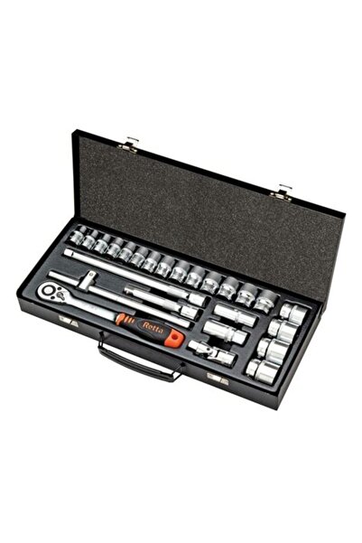 Retta 1/2" 12-Angle Socket Set 25 Pieces