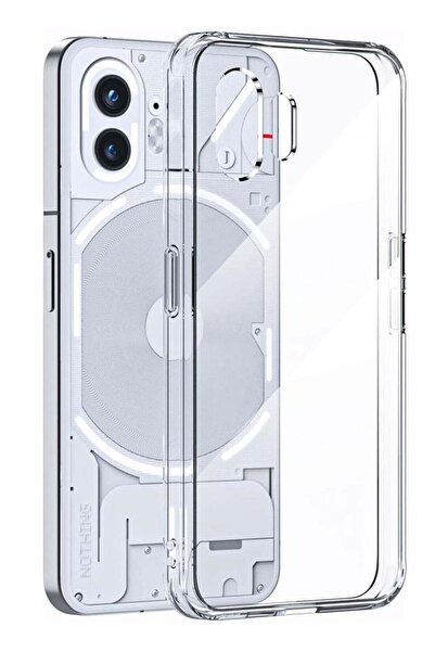 Shopi حافظة هاتف Nothing Phone 2 شفافة، خلفية صلبة من البولي كربونات + إطار ن...