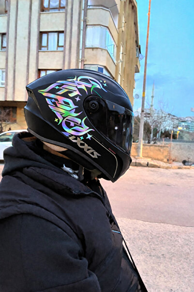 STCKRCO Create Kask Sticker – Motor Kaskı İçin Premium Yazı Kaligrafik Sticker