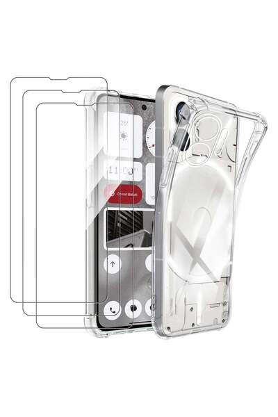 Shopi غطاء لهاتف Nothing Phone (2)، غطاء شفاف نحيف للغاية من مادة TPU مضاد لل...