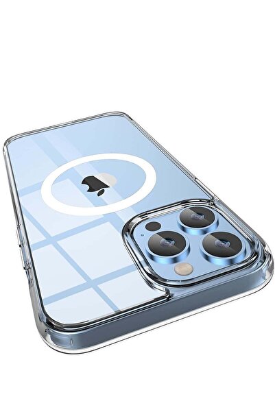 Generic Magnetic Clear for iPhone 12 Pro Max Compatible with Magsafe[Non-Yell...