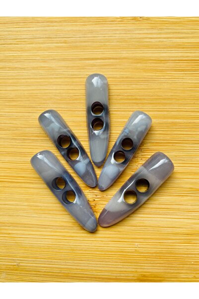 Lorin hobi Shepherd Button Gray 5Pcs