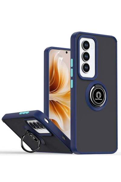 Shopi OPPO Reno 12 Pro 5G Case Cover with Rotational Metal Ring Grip and Kick...