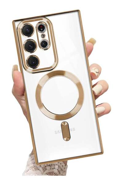 Shopi حافظة ELTERAZONE مغناطيسية شفافة لهاتف Galaxy S23 Ultra، متوافقة مع Mag...