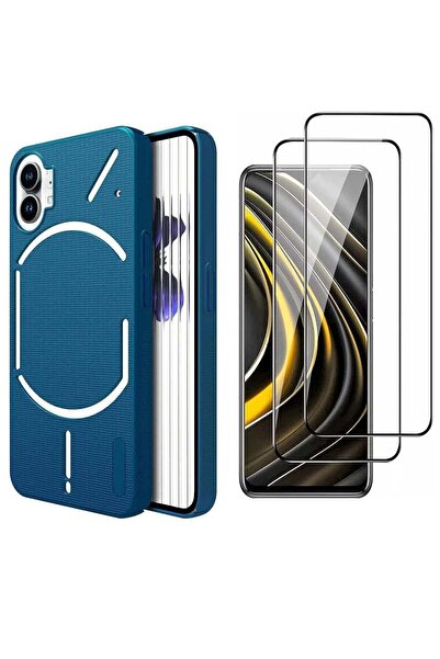 Shopi حافظة لهاتف Nothing Phone 2 مع 2 واقي شاشة من الزجاج المقوى - حماية كام...