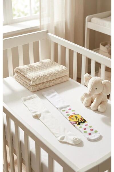 2pcs Baby Girl & Kids Cotton Bee Patterned Pantyhose Newborn Newborn Hospital Release