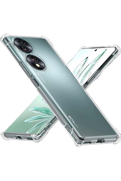 Shopi حافظة شفافة لهاتف Honor 70، غطاء مرن من السيليكون مقاوم للصدمات، غطاء ش...