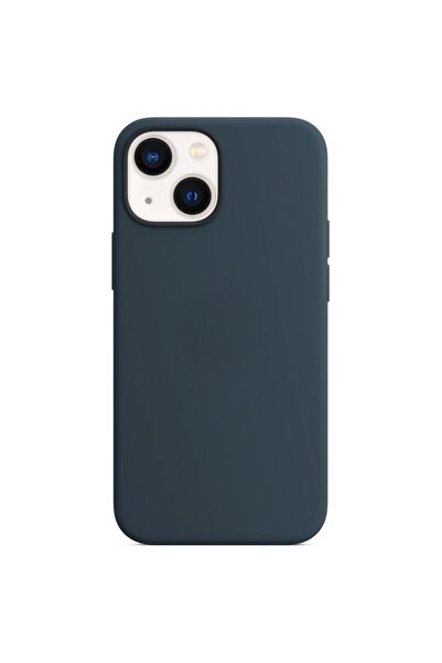 SILKASE Husa pentru Apple iPhone 13 Mini, magcase, soft silicon, culoare alba...