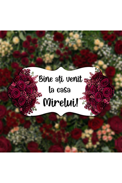 Bello Carino High quality decoration products plăcuțe " Bine ați venit la Cas...