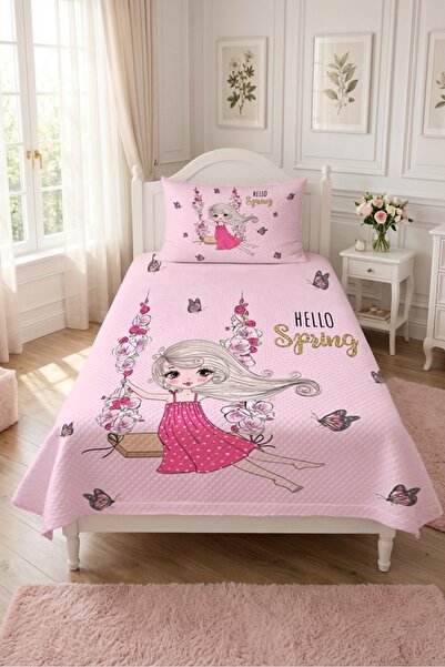 Evmila Σετ Πικέ για Μονό Άτομο με Κούνια Πεταλούδα και Νεράιδα-Παραμυθένιο Αν...