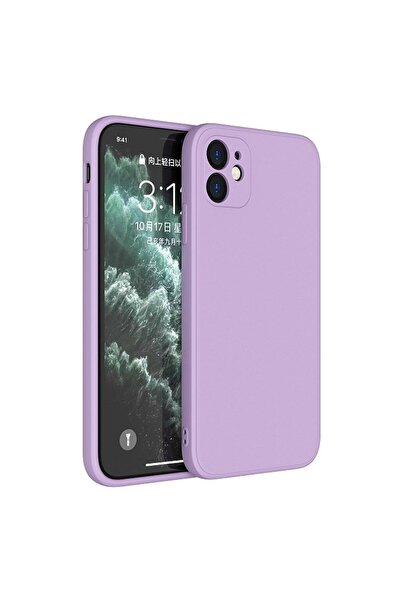 SILKASE Husa compatibila cu iPhone 12 Mini , SILKASE, culoare violet, soft si...