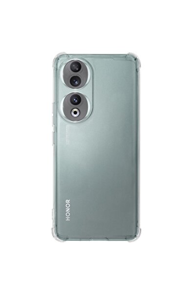 SILKASE Husa AntiShock pentru Honor 90, protectie camera, silicon transparent