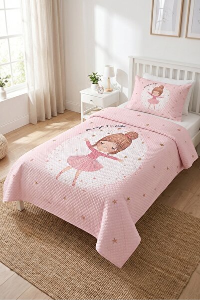 Evmila Ballerina Starry Pink Children's Pique Set - Fairy Tale Themed Modern ...