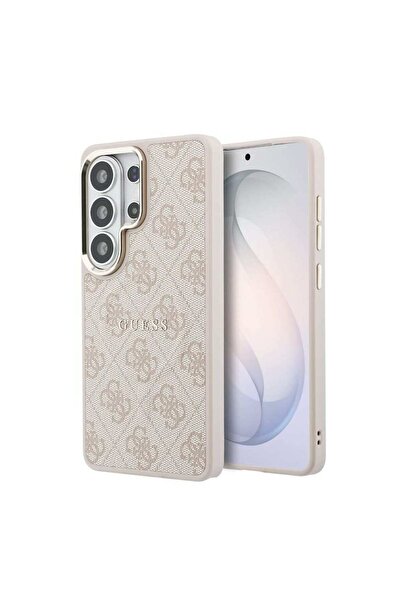 Guess Μαγνητική Δερμάτινη Θήκη 4G με Χρυσό Πλαίσιο για Samsung Galaxy S26 Ult...