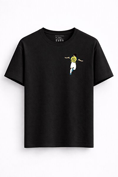 Rabona Fashion Κίτρινο Ναυτικό Μπλε Καπτάν Εφσέν – Μπλούζα με κουκούλα / Φούτ...