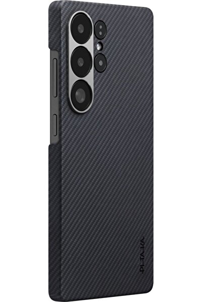 PITAKA Υπέρλεπτη Θήκη για Samsung Galaxy S25 Ultra, MagSafe, μαύρο/γκρι