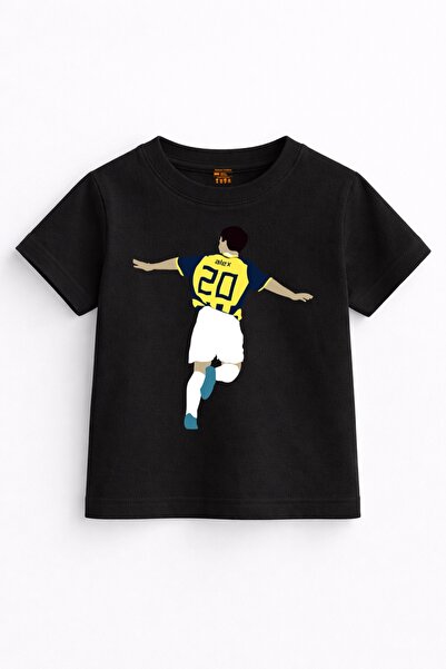 Rabona Fashion Κίτρινο Ναυτικό Μπλε Παιδικό Μπλουζάκι Captain Legend – Μέγεθο...