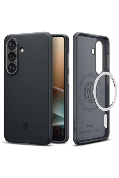Spigen Husa Nano Pop MagSafe pentru Samsung Galaxy S26, Negru Sesame
