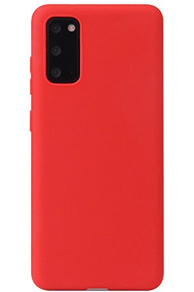 SILKASE Husa compatibila cu Samsung S20 FE, SILKASE, culoare rosu, soft silicone