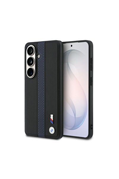 BMW Husă Magnetică M Piele Perforated Stripes Metal Logo pentru Samsung Galax...