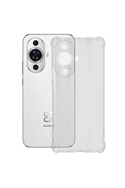 SILKASE Αντικραδασμική θήκη για Huawei Nova 11, προστασία κάμερας, διαφανής σ...