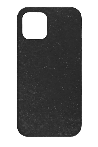 SILKASE Βιολογική θήκη για iPhone 12/12 Pro, βιοδιασπώμενη, μαύρου χρώματος, ...
