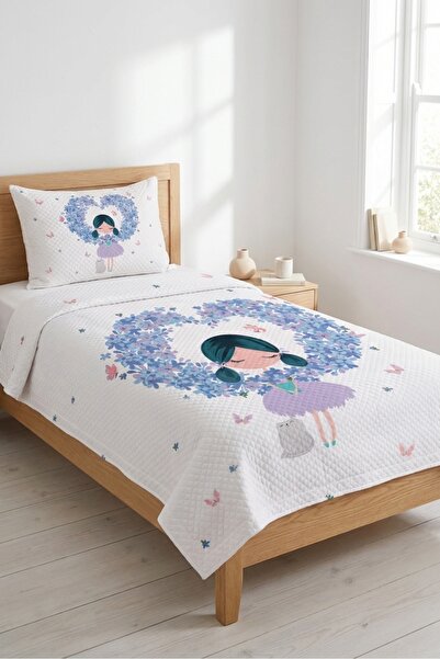 Evmila Λουλουδάτο κοριτσίστικο σετ με πεταλούδες σε λιλά αποχρώσεις - Μοντέρν...