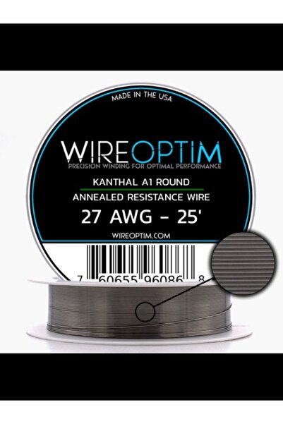 Kanthal A1 | 27 GA Rezistans Teli - 25 FT Bölünmüş Makara