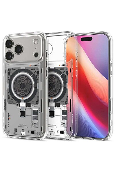Spigen Husa hibrida Ultra Hybrid MagSafe pentru iPhone 17 Pro Max, model neo one