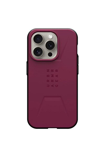 UAG Civilian MagSafe για Apple iPhone 15 Pro Max, μπορντό