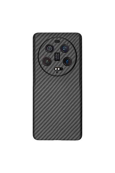 SILKASE Husa fibra de carbon pentru Xiaomi 13 Ultra, aramid kevlar, camera pr...