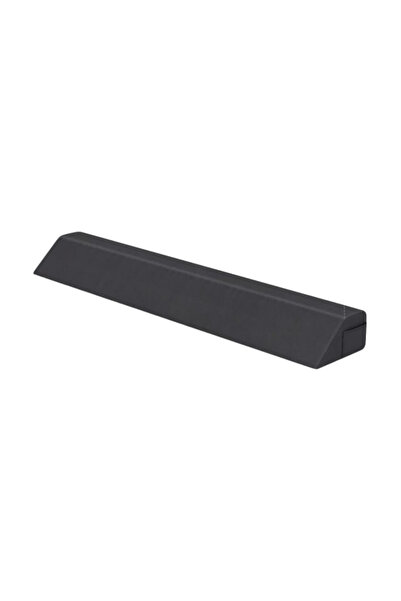 COSTWAY Pernă pană gri pentru pat cu buzunar lateral 137 x 25 x 13 cm