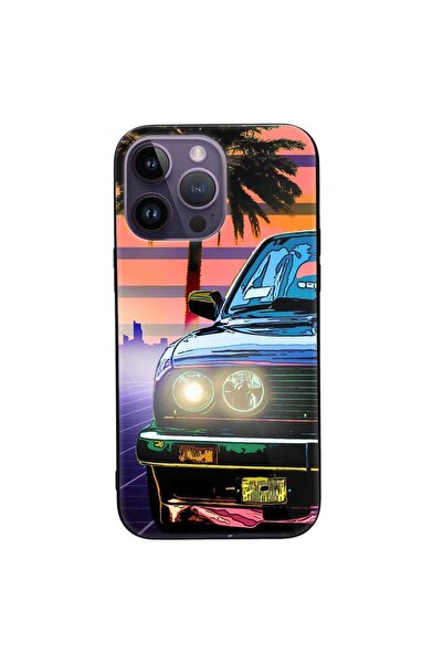 SILKASE Θήκη για Apple iPhone 14 Pro, από καουτσούκ/αλουμίνιο, μαύρο χρώμα, σ...