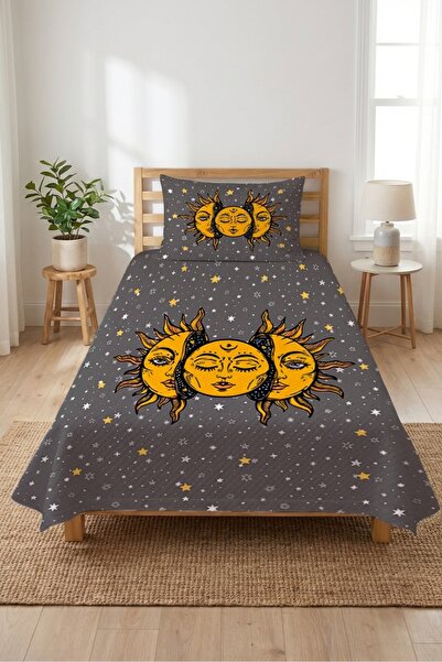 Evmila Σετ για νέους με μοτίβο αστεριών, ήλιου και φεγγαριού - Διακοσμητικό κ...
