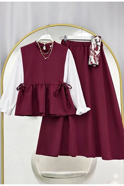 VOLT CLOTHİNG ΣΕΤ ΦΟΥΣΤΑΣ ΚΑΙ ΠΟΥΚΑΜΙΣΟΥ ΜΕ ΜΑΝΙΚΙΑ ΚΟΛΑΡΙ