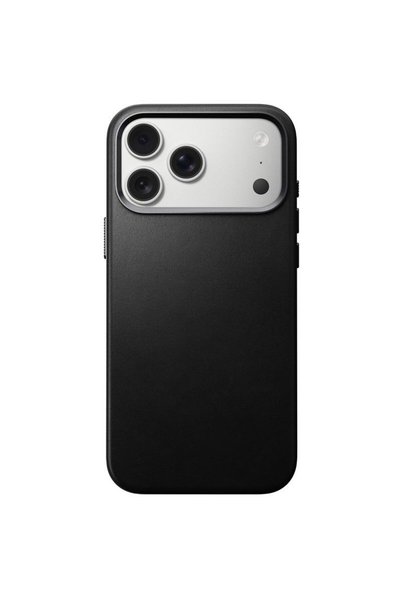 Nomad Традиционен кожен калъф за iPhone 17 Pro Max, черен