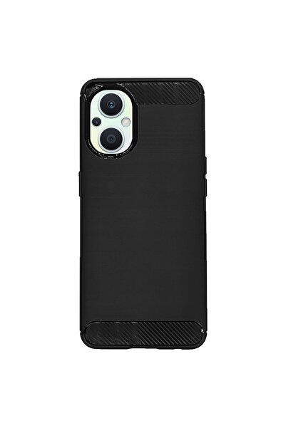 SILKASE Husa pentru Oppo Reno 7 Lite, silicon carbon, culoare negru