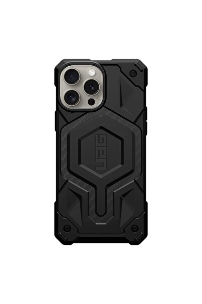 UAG Husa Monarch Pro MagSafe pentru Apple iPhone 15 Pro Max, kevlar, negru