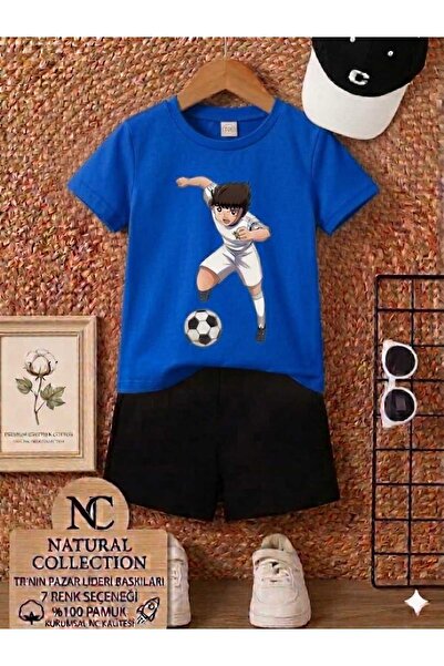 Nice Clothes ΚΑΛΟΚΑΙΡΙΝΟ ΠΑΙΔΙΚΟ ΜΠΛΟΥΖΑΚΙ ΚΑΙ ΣΟΡΤΣ UNISEX (ΕΚΤΥΠΩΣΗ TUSUBASA)