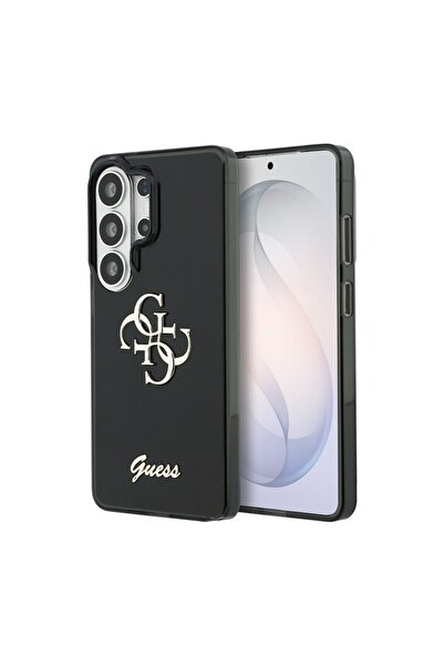 Guess IML 4G Script Μεταλλική Θήκη με Λογότυπο για Samsung Galaxy 26 Ultra Μαύρο