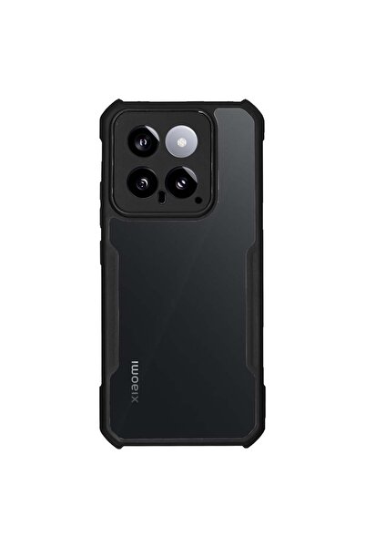 SILKASE Husa Antigravity pentru Xiaomi 14, AntiGravity, AntiShock, negru/tran...