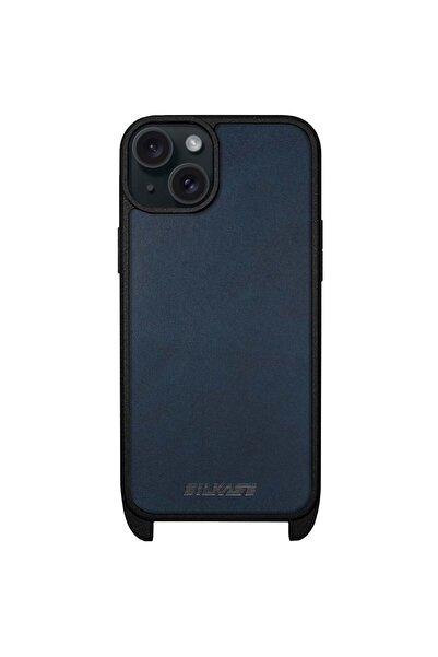 SILKASE Husa Piele pentru Apple iPhone 15 Plus, piele naturala Buttero