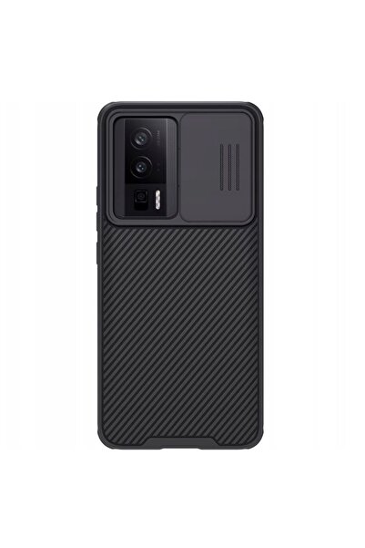 Nillkin Θήκη για Xiaomi Poco F5 Pro, κάμερα προστασίας απορρήτου, μαύρο πλαστικό