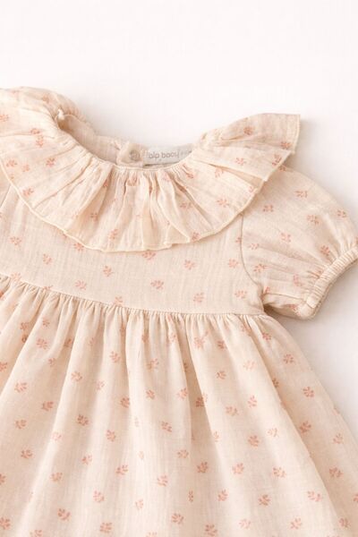 Bip Baby 100% cotton muslin baby girl dress