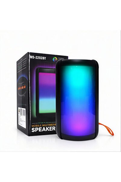 Amigo Φορητό Ηχείο Bluetooth 18 εκ., Πολύχρωμο LED RGB, Τροφοδοτούμενο με USB...