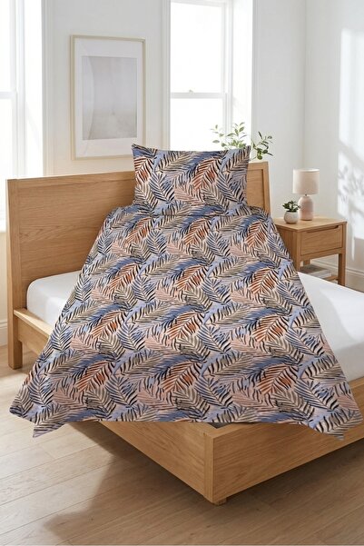 Evmila Σετ βρεφικού πικέ με τροπικά σχέδια φύλλων - Διακοσμητικό κάλυμμα κρεβ...