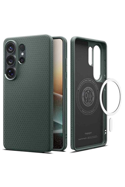 Spigen Θήκη Liquid Air MagSafe για Samsung Galaxy S26 Ultra, Πράσινο του Αβύσσου